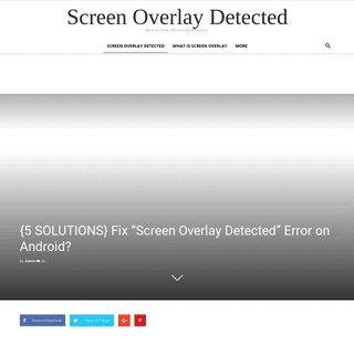 A complete backup of screenoverlaydetected.com