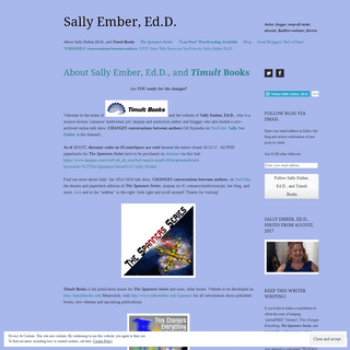 Sally Ember, Ed.D. | Author, blogger, nonprofit leader, educator, Buddhist meditator, feminist