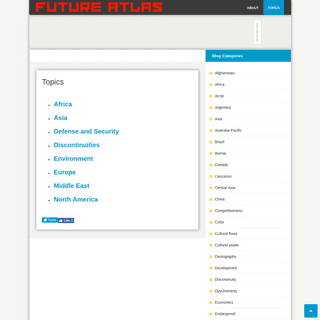 Topics - Future Atlas