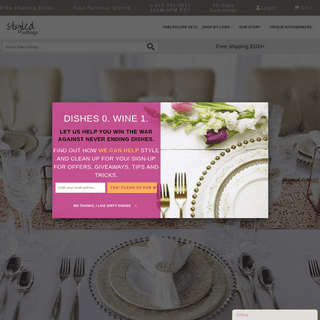 Posh Party Supplies & Disposable Tableware By Styled Settings