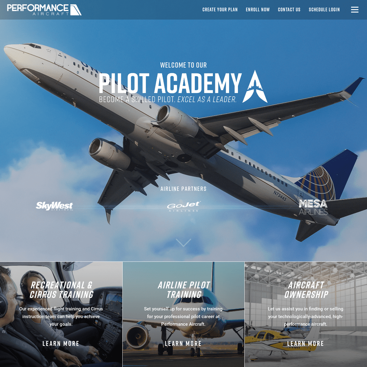 Pilot Training Academy | Become a skilled pilot. Excel as a Leader