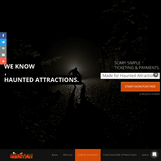 HauntPay - Ticketing and Payments For Haunted Attractions.
