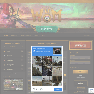 Home Page - WoM2 Aurora