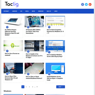 Tactig - Upgrade Your Skills