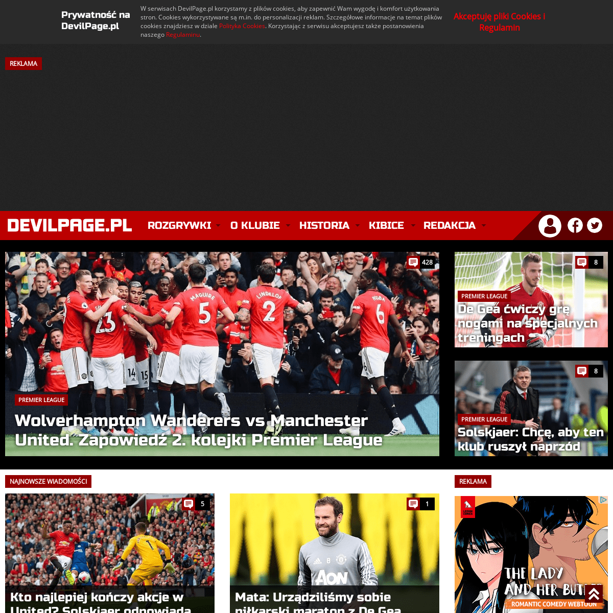 DevilPage.pl - Manchester United - diabelski serwis fanów Manchesteru United!