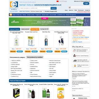 Online Pharmacy | Pharmacy Online NZ | Discount Health Products | NZ's Leading Online Chemist - Pharmacy Direct