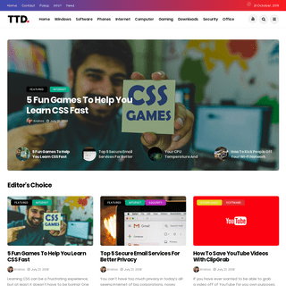 The Tech Discovery TTD â€“ Discover Our Latest Technology News, Reviews, Tips, and How To Guides