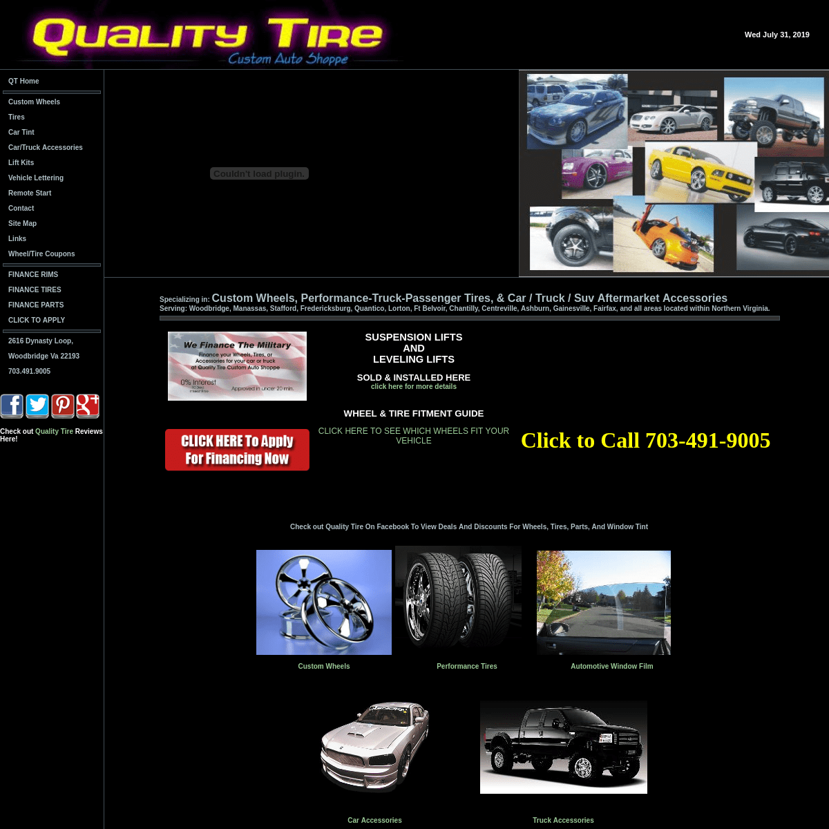 Rims and Tires - Glass Tinting - qualitytire.com