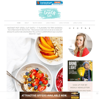 One Lovely Life • Healthy Food + Happy Thoughts + Inspiration for Living Your Best Life