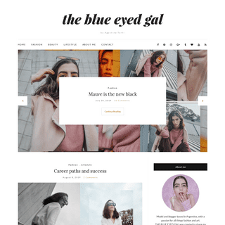 THE BLUE EYED GAL – by Agustina Torti