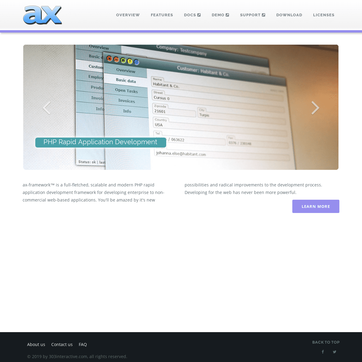 A complete backup of ax-framework.com