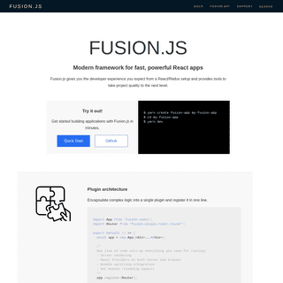 A complete backup of fusionjs.com
