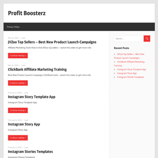 Profit Boosterz – Your Online Business Source