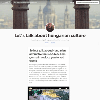Let's talk about hungarian culture