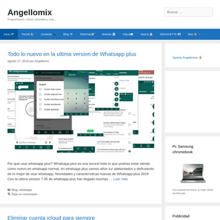 Angellomix - Programación, icloud, tutoriales y mas...