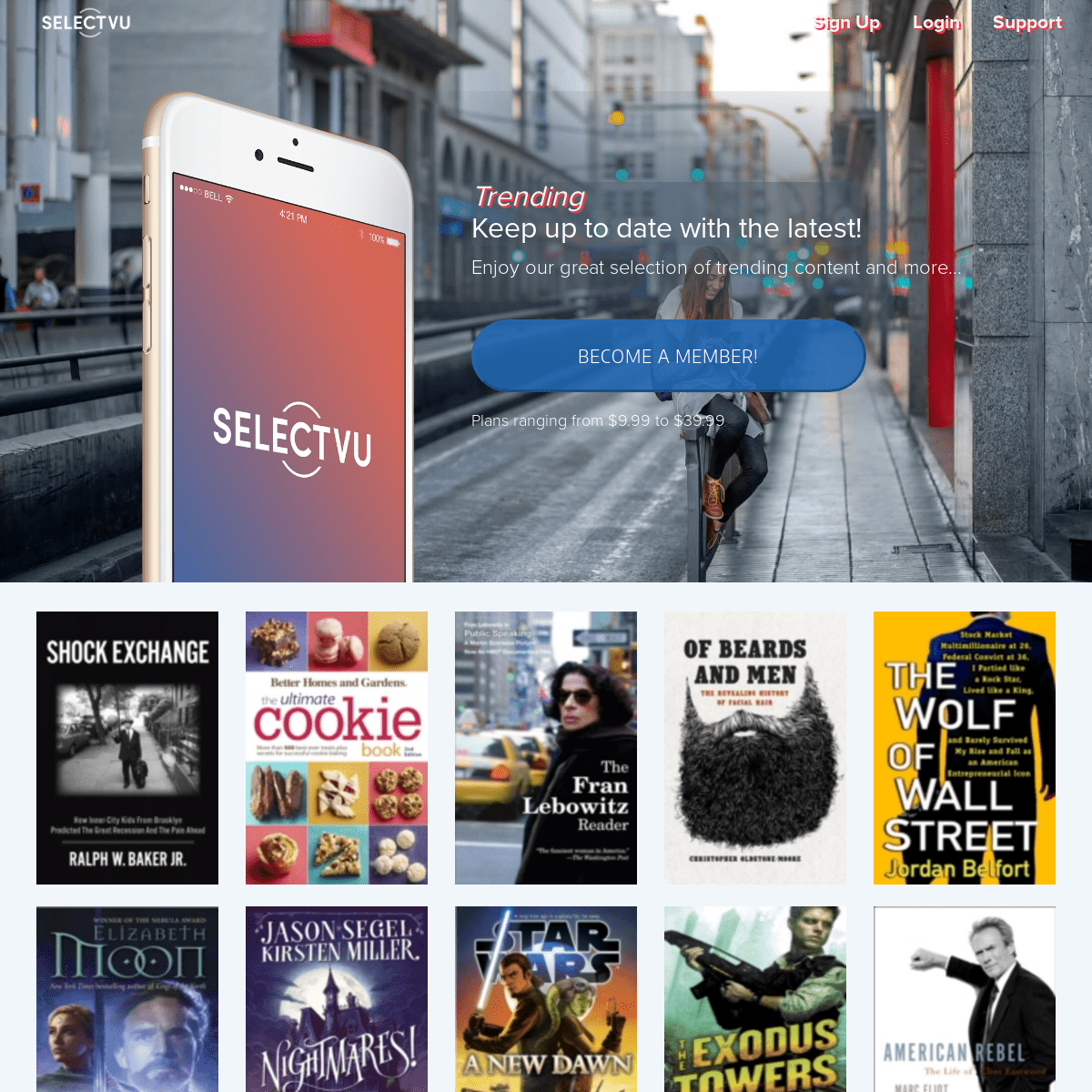 Read books, listen to music, and more, all in one place!