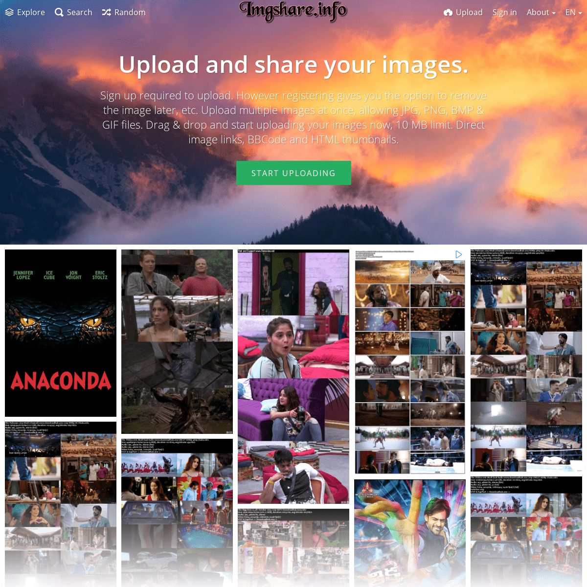 Imgshare.info - The Best place for your image hosting and image sharing
