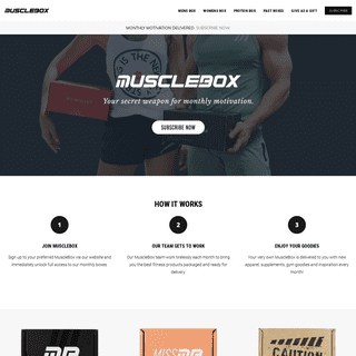 Musclebox - The #1 Fitness & Bodybuilding Subscription Boxes
