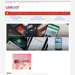 LemOOt | Situs teknologi ter-update!