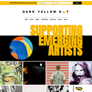 Supporting Emerging Artists | London, UK | Dark Yellow Dot