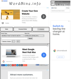 WordMine.info -- International Word Search Engine