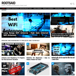 RootSaid - Arduino - Raspberry Pi Electronics Project Vault
