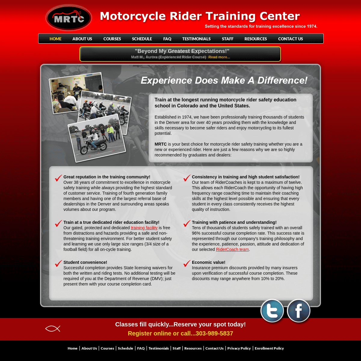 Motorcycle Rider Training Center - Motorcycle Safety Training Denver Colorado