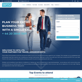 Your Partner for Travel Arrangements | GETA Ltd.