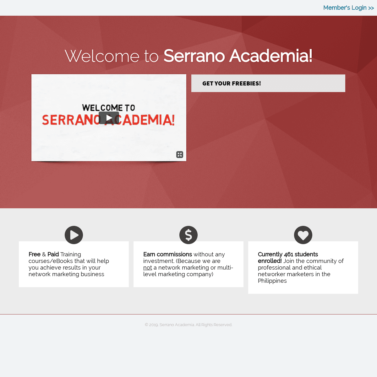 A complete backup of serranoacademia.com