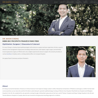 Dr Jason Cheng - Glaucoma & Cataract Surgeon
