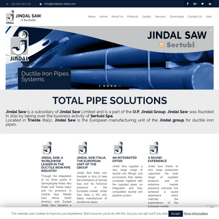 Jindal Saw Italia Spa – Total Pipe Solutions