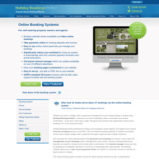 Online booking system software | holiday property management system