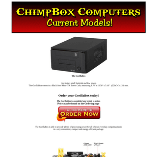 Welcome to The ChimpBox Computers Quad Core