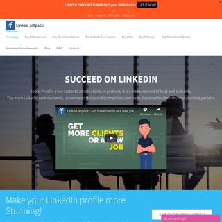 Buy LinkedIn Endorsements, Recommendations and Connections - Best Quality, Fast, Reliable!