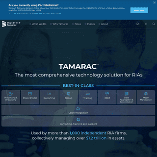 Envestnet | Tamarac - Integrated RIA Platform