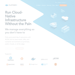 SaaS Managed Hybrid Cloud & Container Orchestration - Platform9
