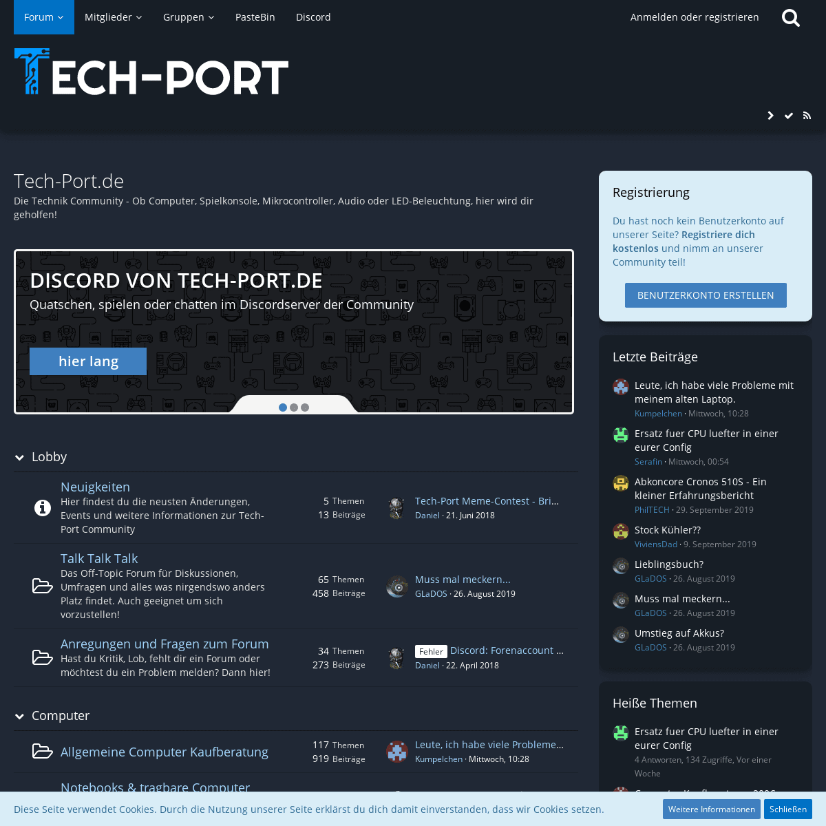 A complete backup of tech-port.de