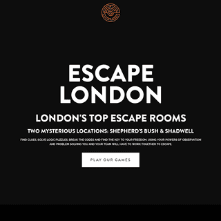 Escape London | Live Escape Room London | Room Escape Games