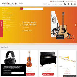 Euro-Unit Music Store - glazbeni instrumenti i oprema