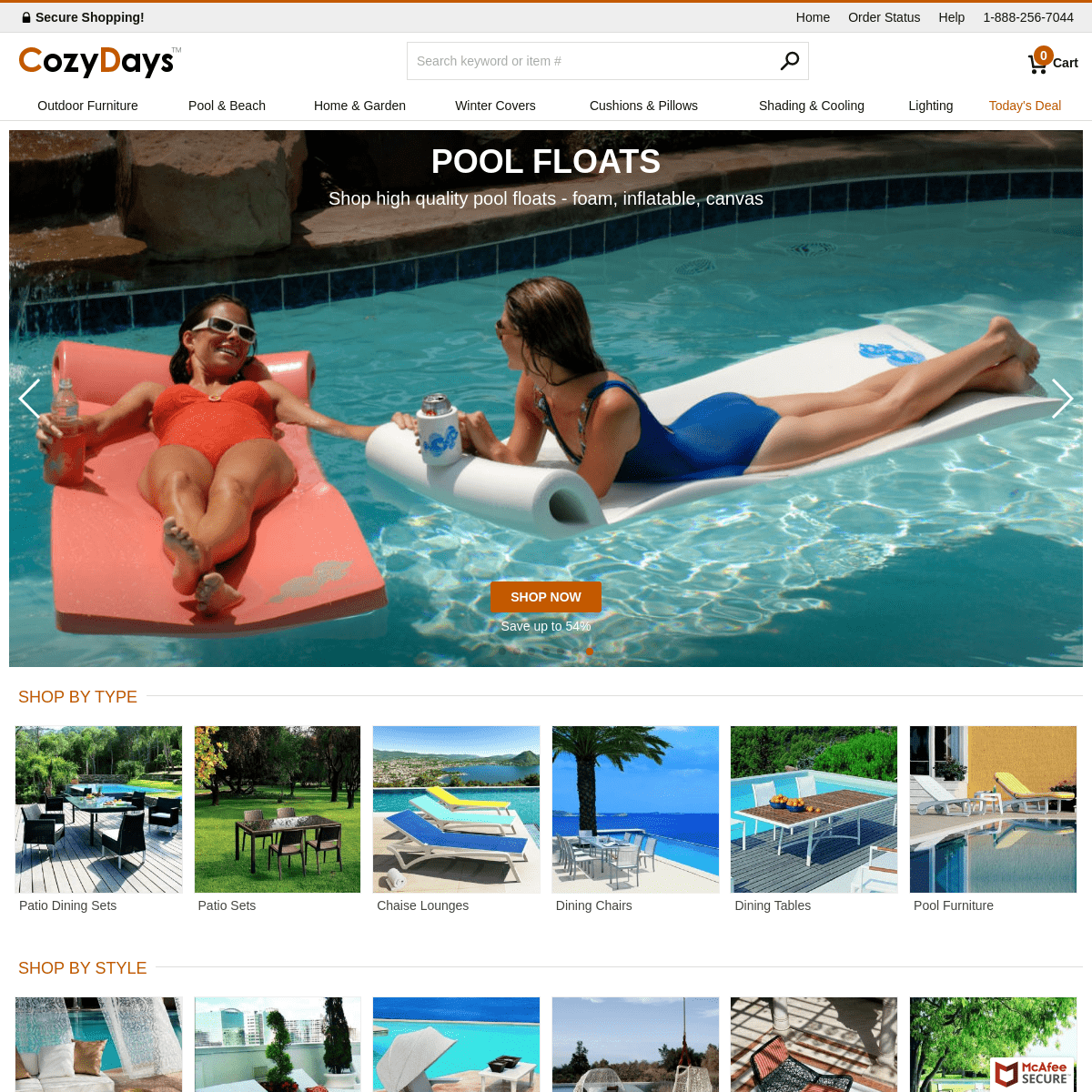 CozyDays.com - Online Patio Furniture Store for Outdoor Living