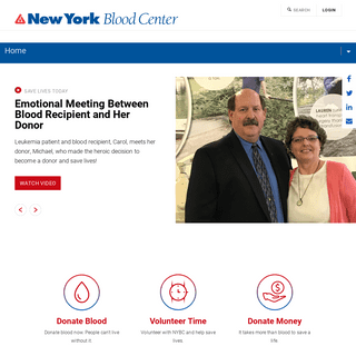 Home |  New York Blood Center