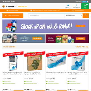 Office Products, Stationery & Supplies Online | OfficeMax NZ