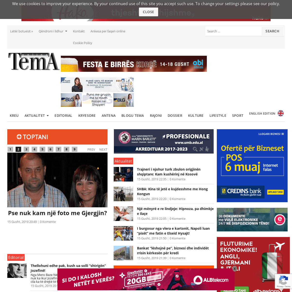 Gazeta Tema – Gazeta me e lexuar shqiptare
