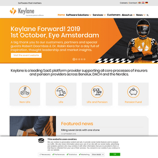 Insurance and pension software solutions - Keylane