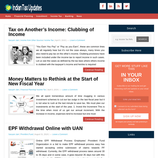 Indian Tax Updates — A Complete Tax Solution for Indian Taxpayers and Students