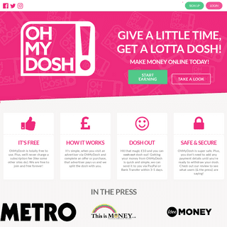 OhMyDosh - Make Money Online Today | OhMyDosh!
