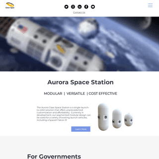 Orion Span | Aurora Station