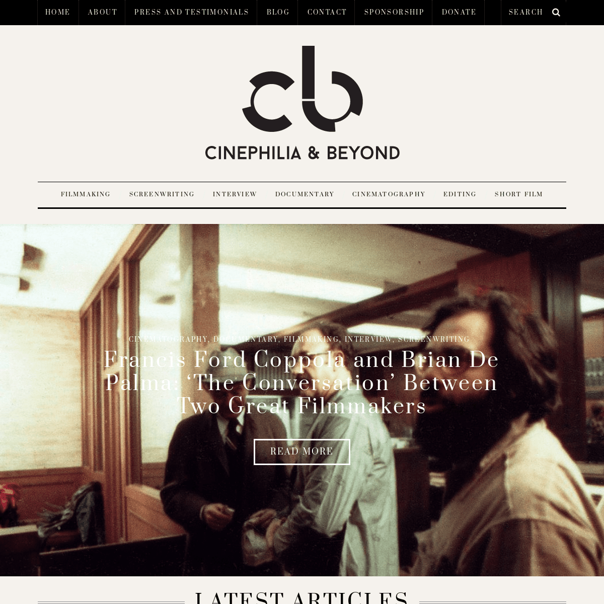 Cinephilia & Beyond, Films and Filmmaking