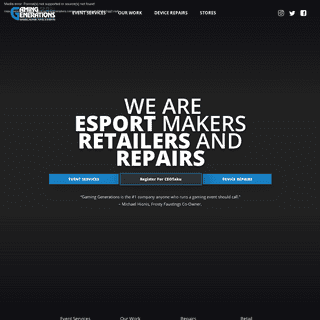 Gaming Generations - Esports Event Services, Repair & Local Game Shop