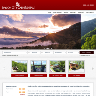 Bryson City Cabin Rentals - North Carolina Vacation Rentals